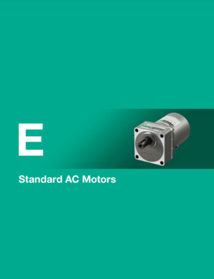 ORIENTAL MOTOR AC MOTORS CATALOG DSC SERIES: STANDARD AC MOTORS